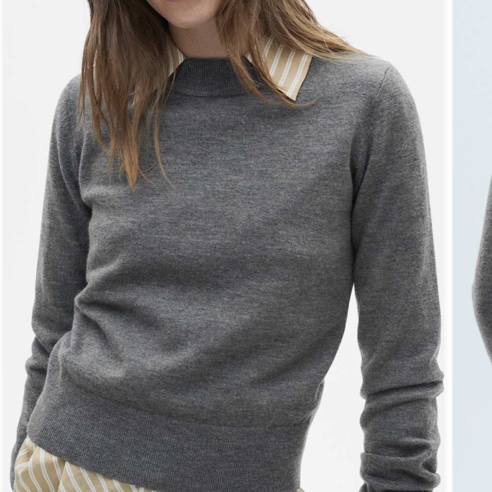 Mango Charcoal Gray Women's Sweater